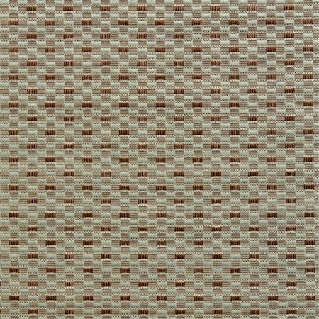 Designer Fabrics Designer Fabrics U0210E 54 in. Wide Teal And Copper Small Rectangle Check Silk Satin Upholstery Fabric U0210E